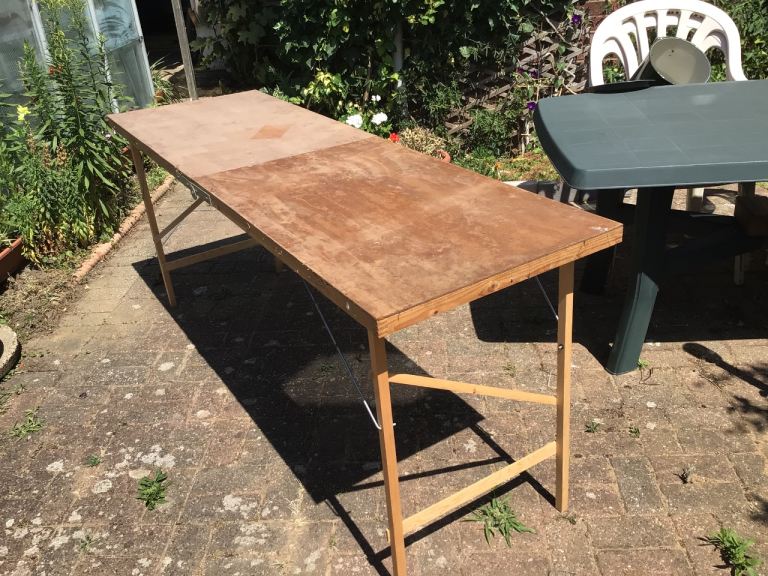 Folding Wooden Wallpapering table