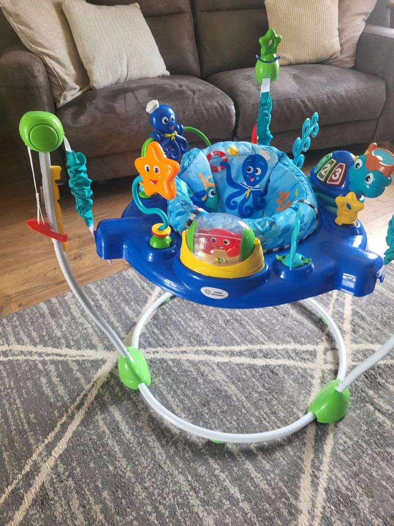 Baby Activity Jumper – Ocean Theme, Excellent Condition