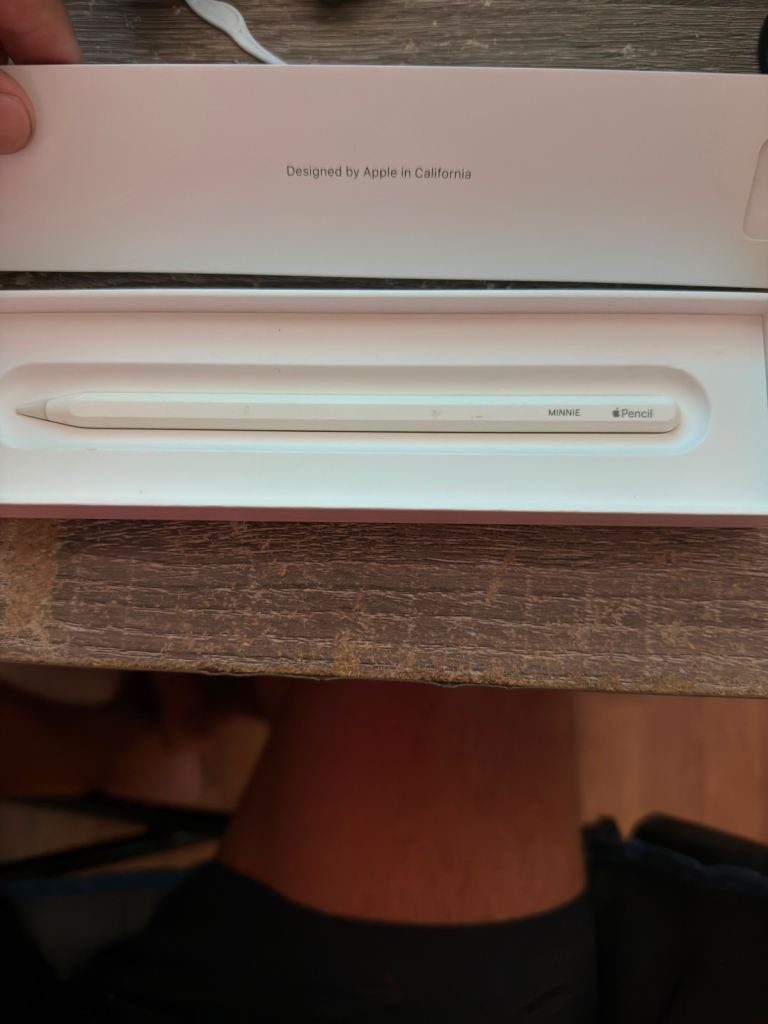 Genuine Apple Pencil 2nd Gen (engraved)
