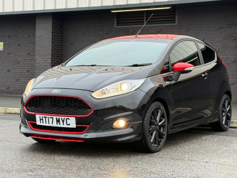 2017 Ford Fiesta 1.0 EcoBoost 140 ST-Line Black 3dr HATCHBACK Petrol Manual
