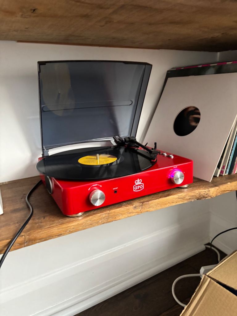 Red Stylo Record Player