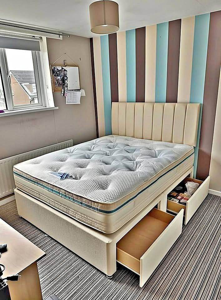 🔥 King Size 5FT Divan Base with Storage 2 And 4 Drawers | Fast Delivery 🚛 ]]]