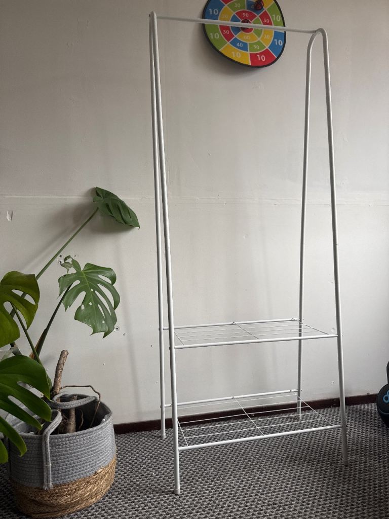 Lightweight clothing rail rack portable wardrobe 