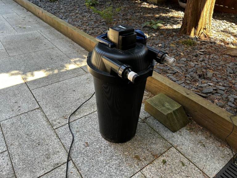 Pond pressure filter