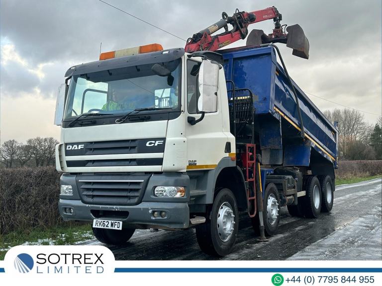 DAF TRUCKS CF85 410 8 X 4 Tipper with Grab