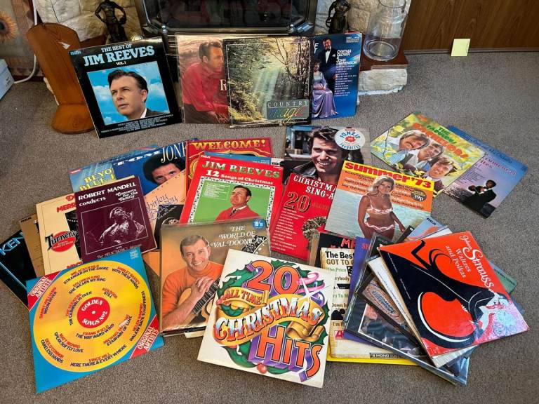 55. LP's. A blast from the past !