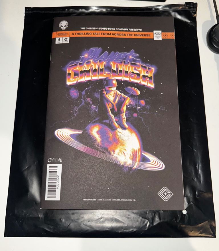 - *LIMITED EDITION* TGF Bros ‘Planet Childish’ comic