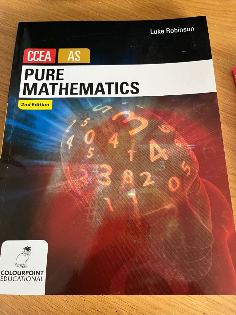 CCEA AS A-level Pure Maths current specification 
