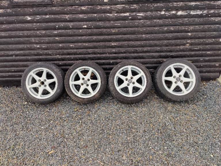 15x7 BORBET C VOLKSWAGEN GOLF MK1 MK2 GTI ALLOYS WHEELS 4x100