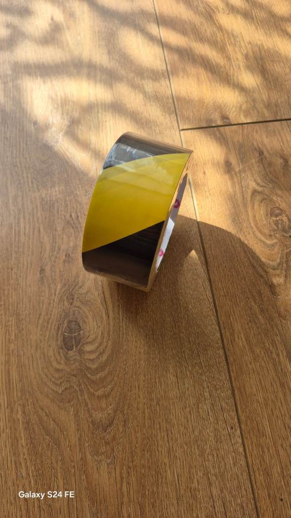 Black and yellow tape