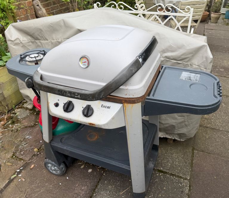 Outback Excel BBQ free or £50 including a full gas cylinder 