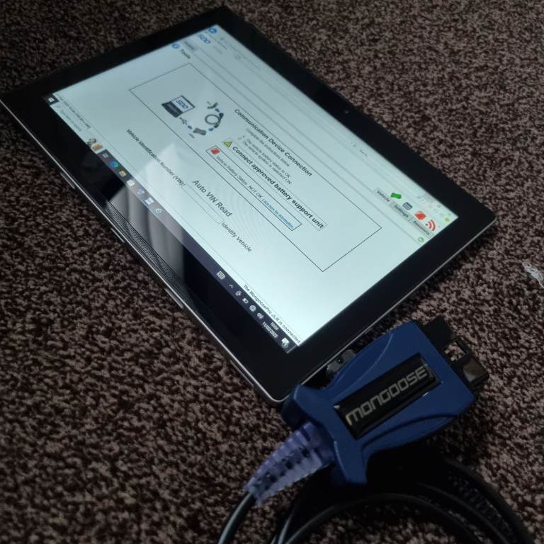 JLR Jaguar Landrover Rangerover Diagnostics JLR SDD 165 With Tablet