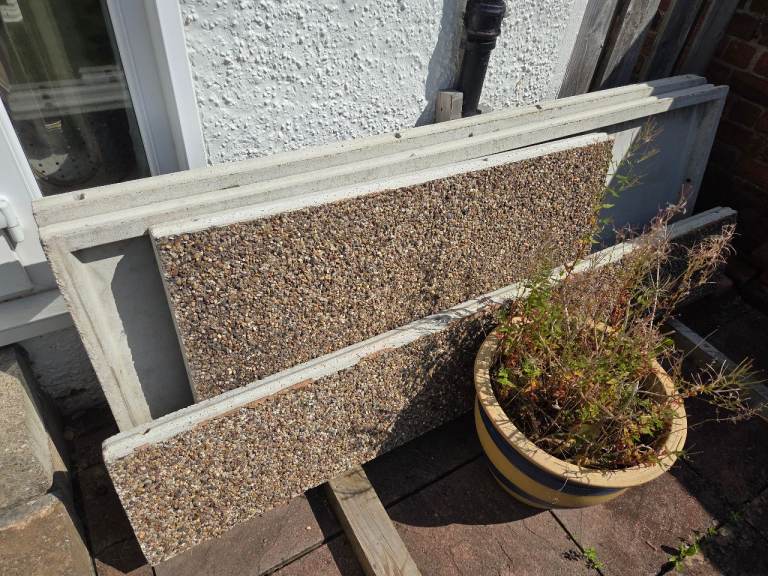 Concrete sectional panels 