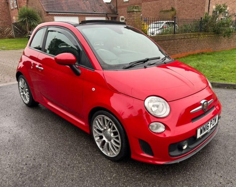 2016 FIAT ABARTH 595C CONVERTIBLE GENUINE 53,000 MILES 5 SERVICES STUNNING CAR!