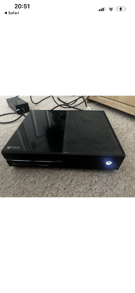 Xbox one with games and controller barely used