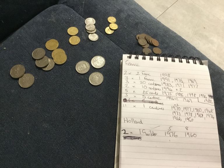 French and Dutch coins 