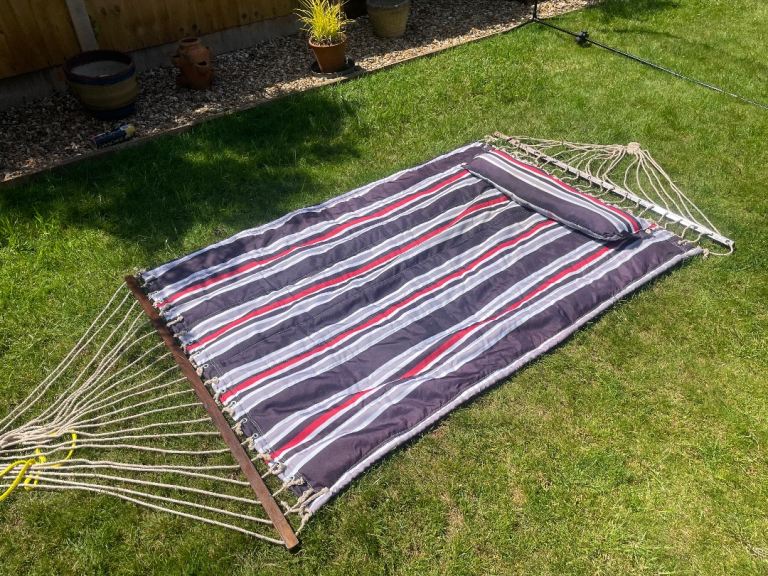 Hammock with cushion , big, strong, very nice for sale