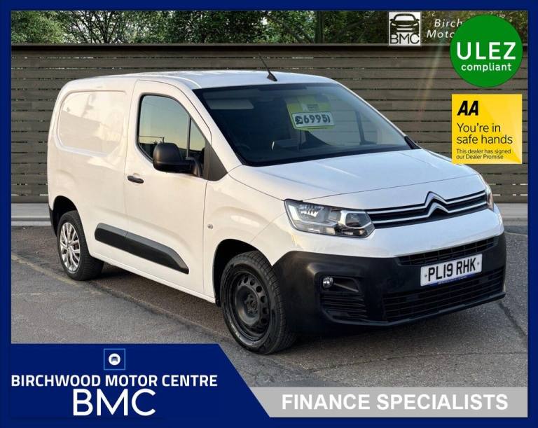 2019 Citroen Berlingo 1.5 BlueHDi 1000 Enterprise M Panel Van 5dr Diesel Manual SWB Euro 6 (100 p...