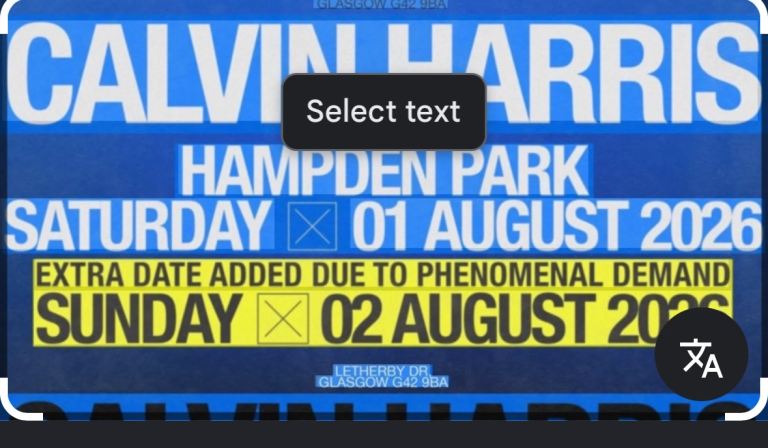 Calvin Harris tickets x2