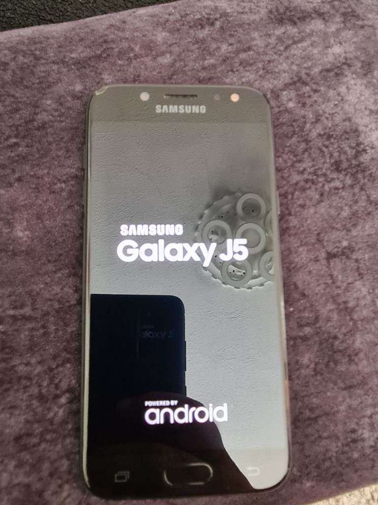 Samsung Galaxy J5 Black Mobile Phone – Good Condition