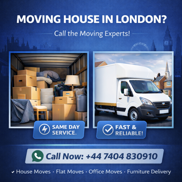  House Move London | Large Luton Van | Fast & Reliable Service | Call Now