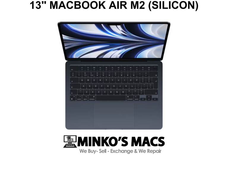 Apple MacBook Air 13" M2 (2022) | 16GB RAM | 512GB SSD | Blue (Midnight) | Warranty | Apple Silicon