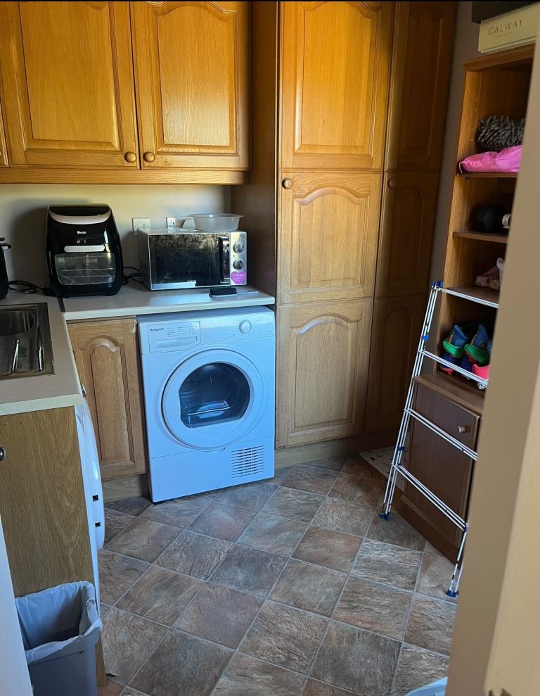 Full Kitchen Units and Sink - Fair Condition