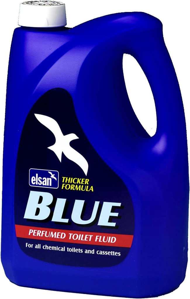 Elsan 2L Blue Chemical Toilet Fluid - caravan motorhome camping 2 litres