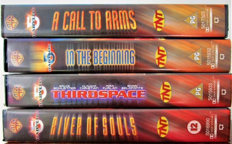 4x Video (VHS) Tapes from the Babylon 5 range @ £10 for all 4