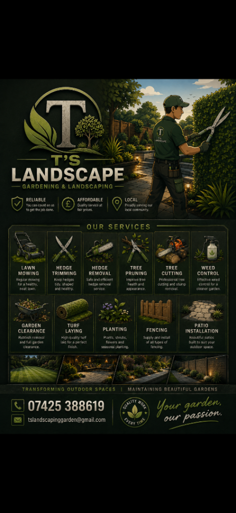 T'S GARDENING & LANDSCAPING