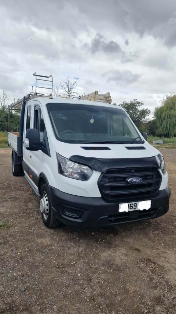 Ford, TRANSIT crew cab tipper no vat