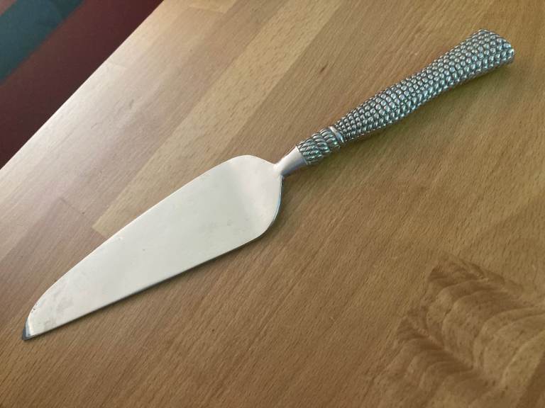 Vintage Silver Cake and Pie Server 
