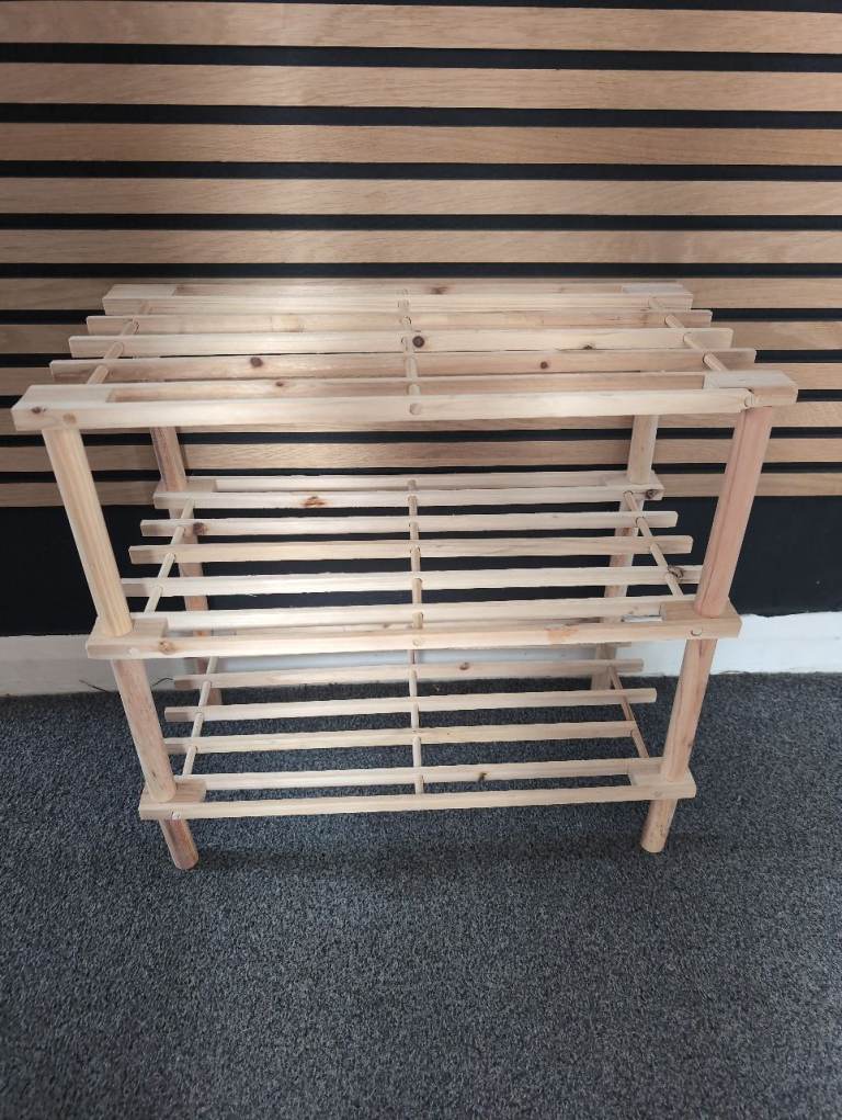 Wooden Slatted Storage Rack - As Good As New
