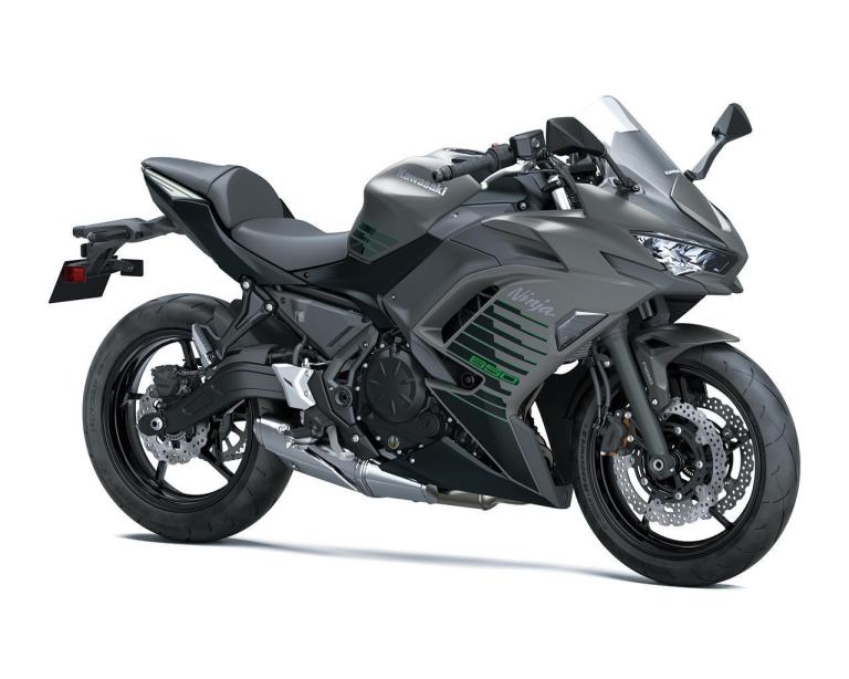 New 2026 Kawasaki MOTORCYCLE Ninja 650 Green Grey
