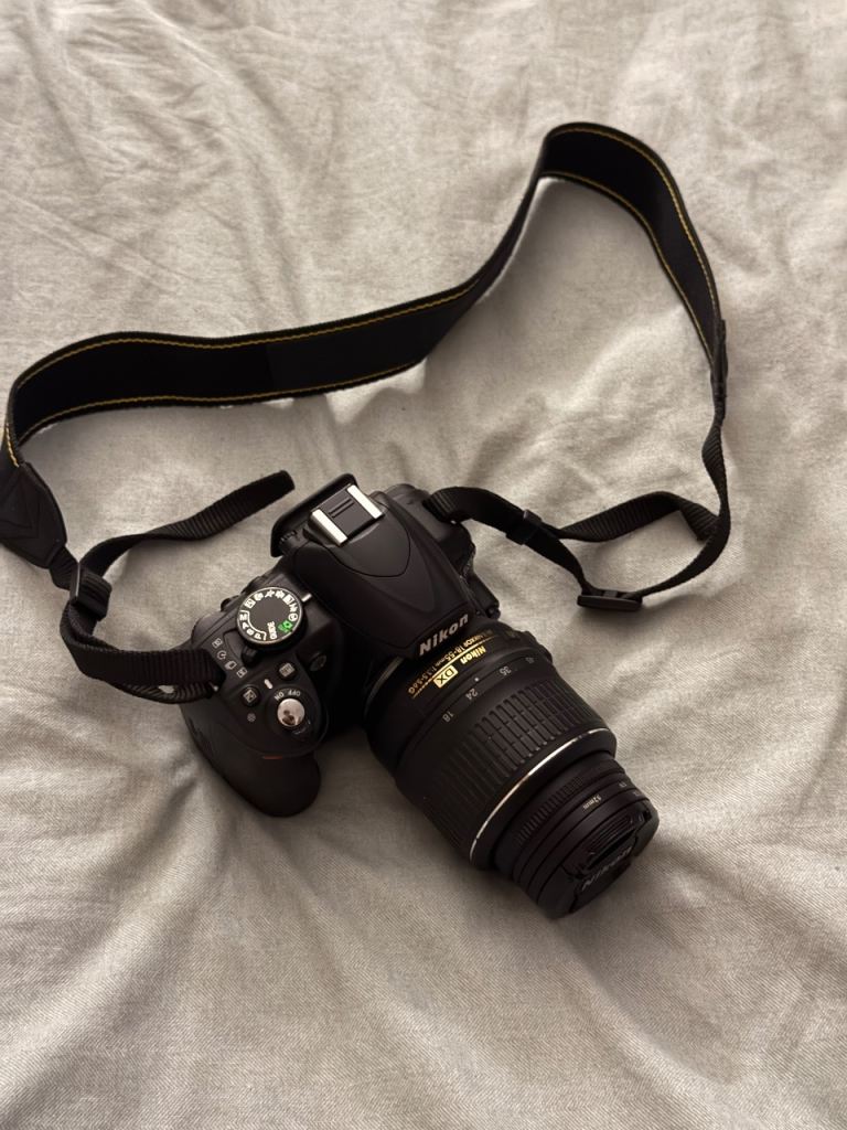Nikon D3100 DSLR Camera with Lens, Filters, and Bag