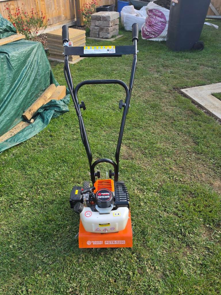 52cc Petrol Garden Tiller, Cultivator, Rotavator and Rototiller | 2-Stroke 6500 RPM