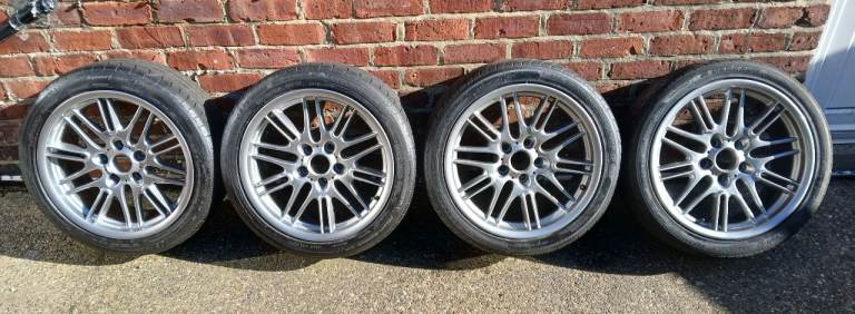 BMW M5 style alloys 18” newly refurbished