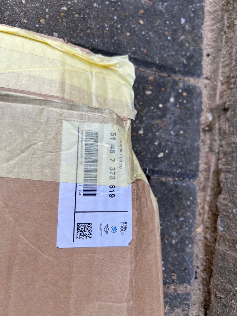 BMW X1 2016-2022 OEM Parcel Shelf