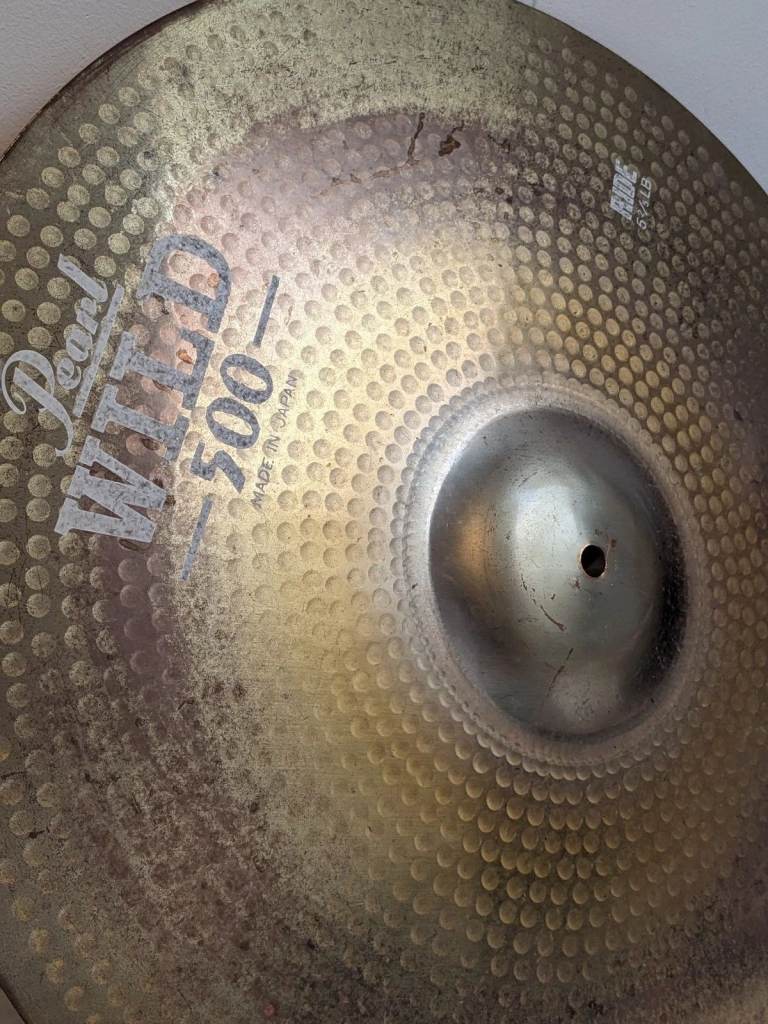 Pearl WILD 500 Ride Cymbal 20" 5 2/5 lbs Heavy Power Sound Vintage Japan MIJ