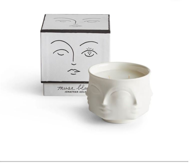 Jonathan Adler Muse Blanc Candle – Fresh Cut Flowers Scent