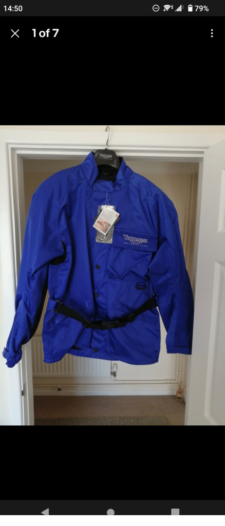 New Triumph motorcycle jacket large 