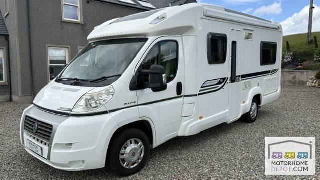 2011 BESSACARR E560 LOW PROFILE FRENCH BED MOTORHOME FOR SALE