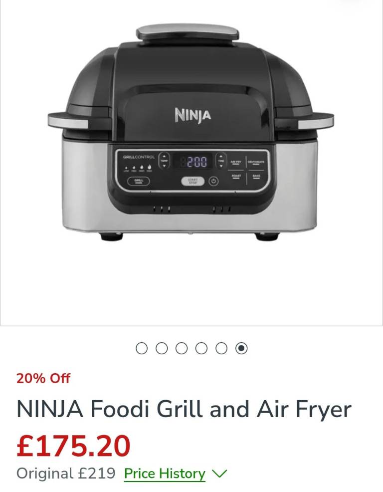 Ninja Foodi Air Fryer and Grill