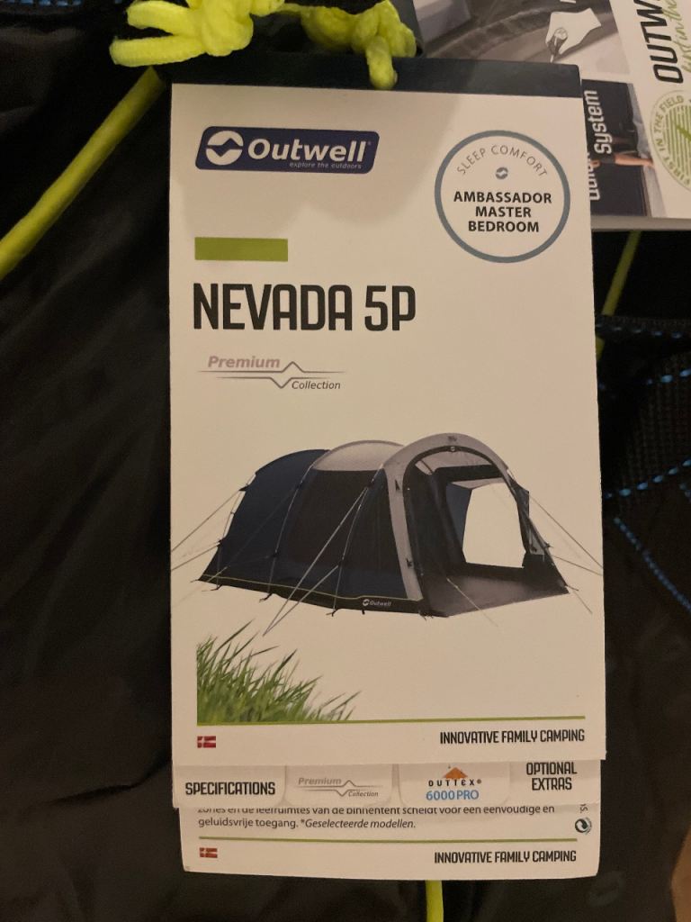 Tent - Outwell Nevada 5P - Never used