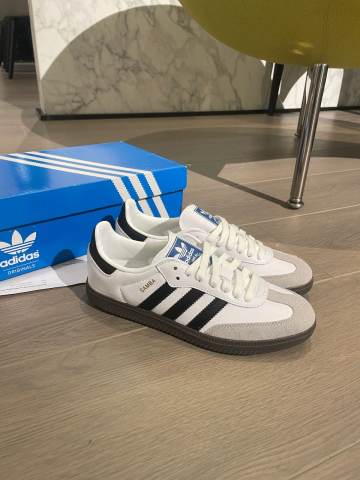 adidas gazelle silver green womens Men's adidas Samba Xlg 'Blue White Gum' 10.5 main image 0