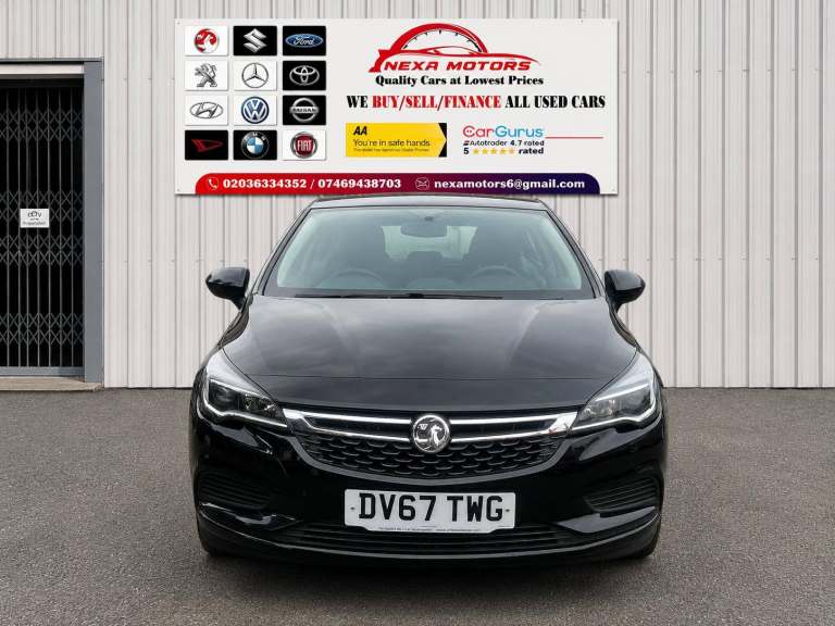 2017 Vauxhall Astra 1.4i Turbo Design Hatchback 5dr Petrol Manual Euro 6 (125 ps) Hatchback Petro...