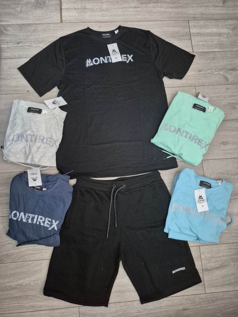 Mens summer shorts T-shirt sets
