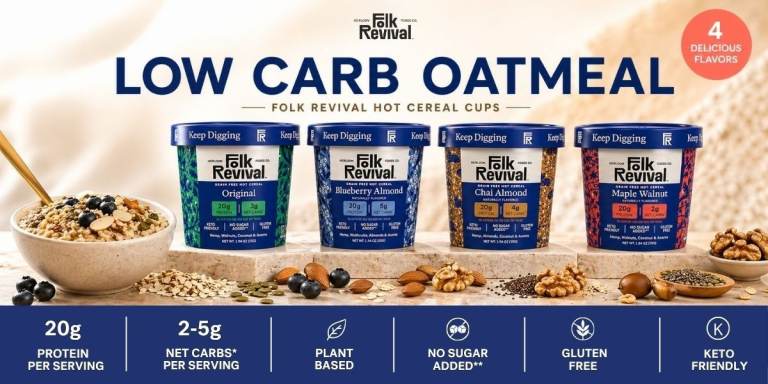 Folk Revival Keto Oatmeal & Protein Shake Blends
