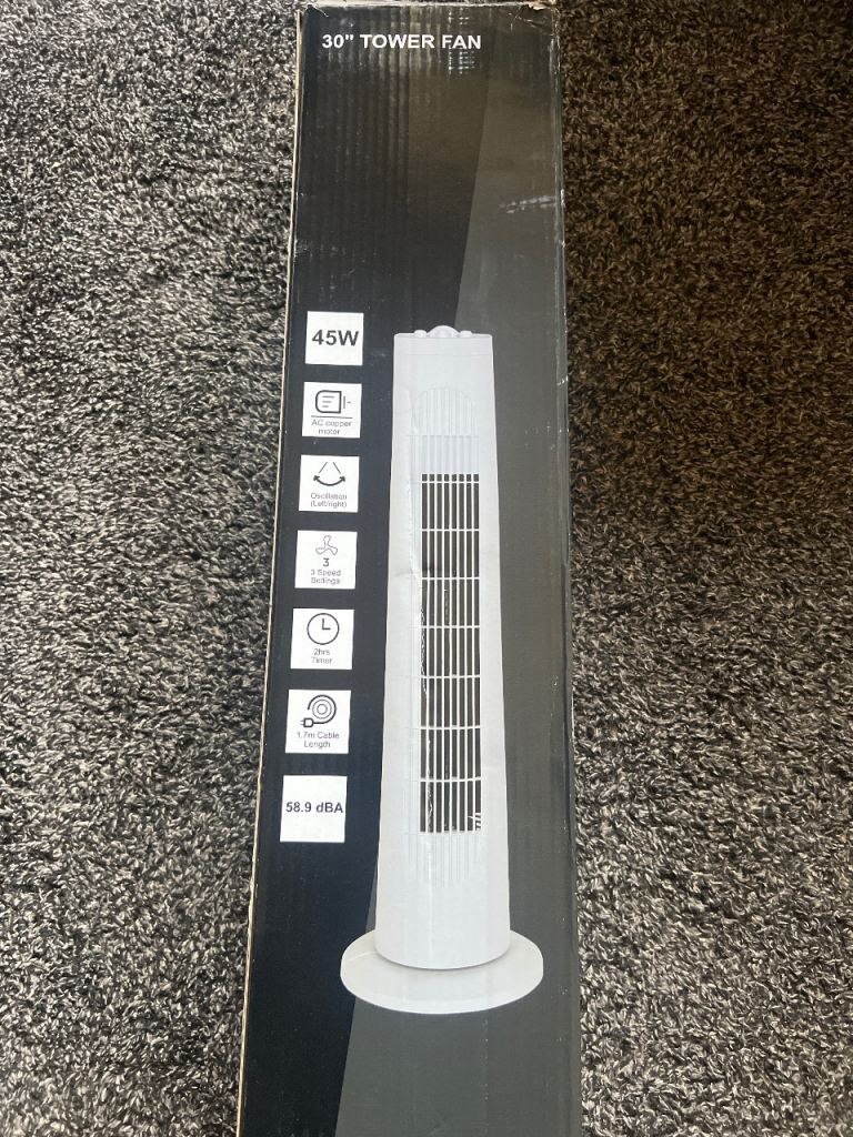 30” tower fan