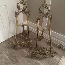 Huge All Brass Easel PLS READ AD